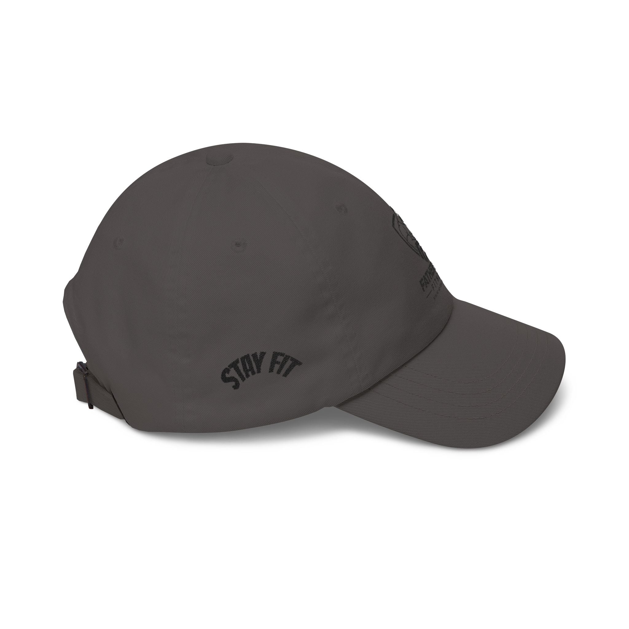 Fatherhood Fitness Dad Cap — Embroidered Strength & Dad Life Baseball Hat