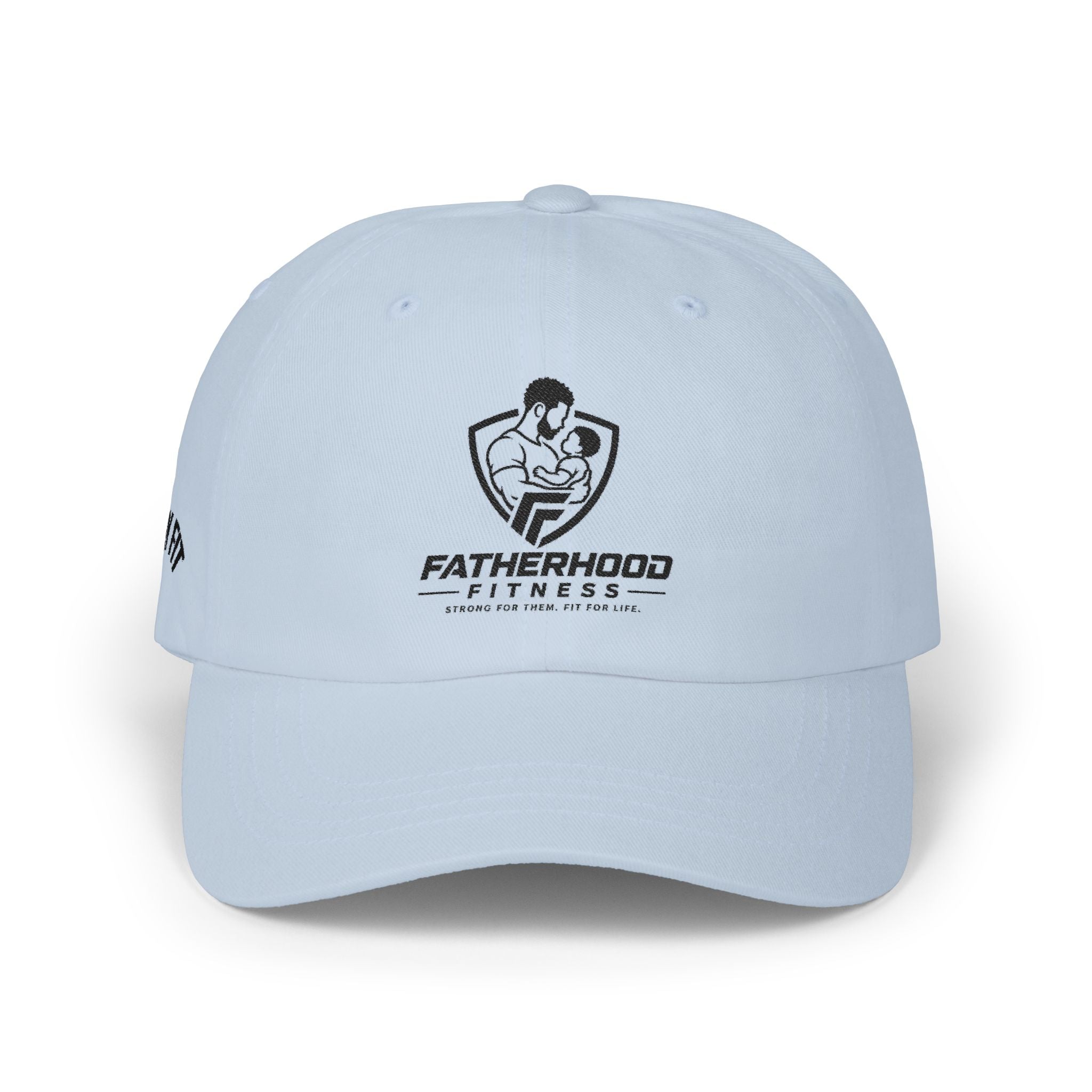 Fatherhood Fitness Dad Cap — Embroidered Strength & Dad Life Baseball Hat