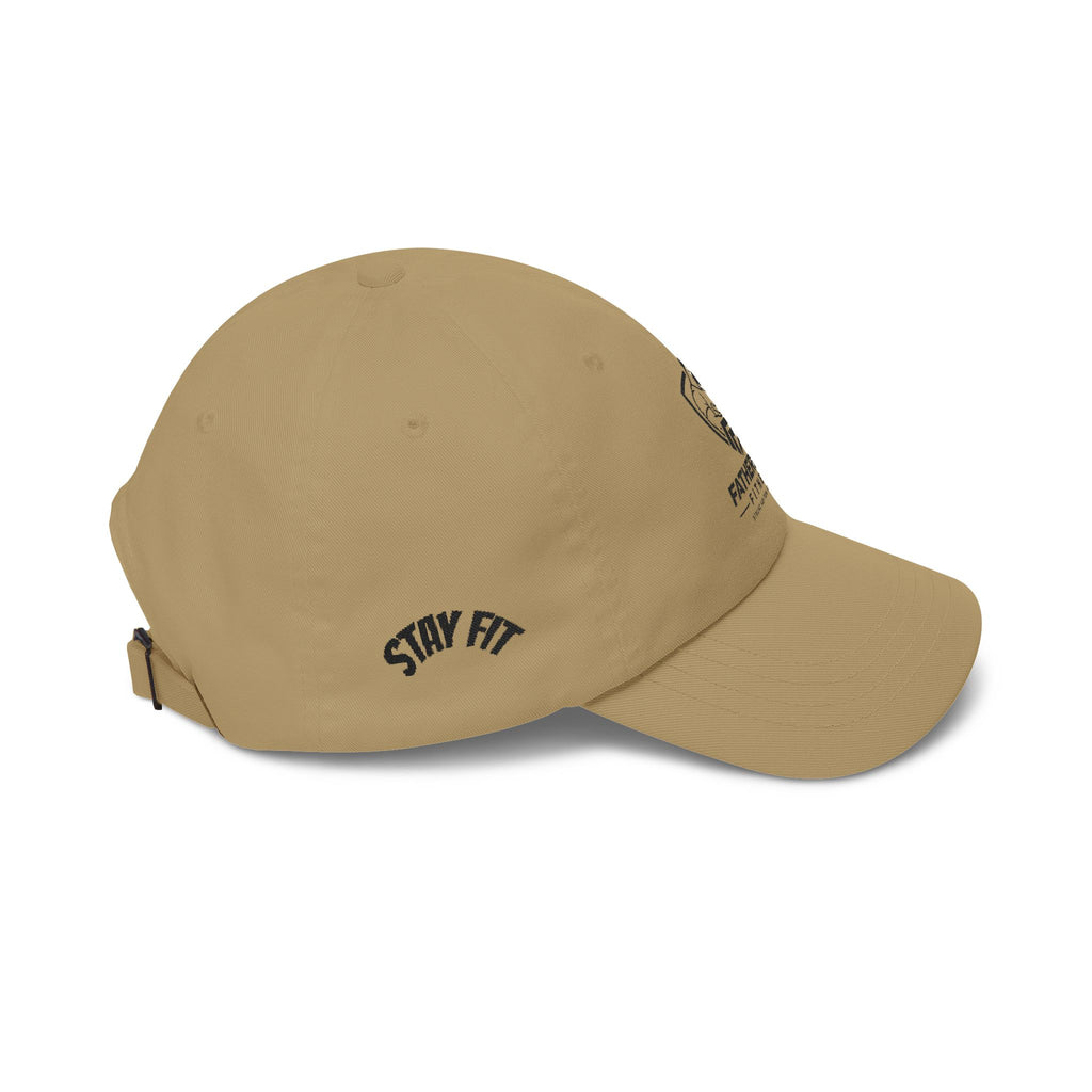 Fatherhood Fitness Dad Cap — Embroidered Strength & Dad Life Baseball Hat
