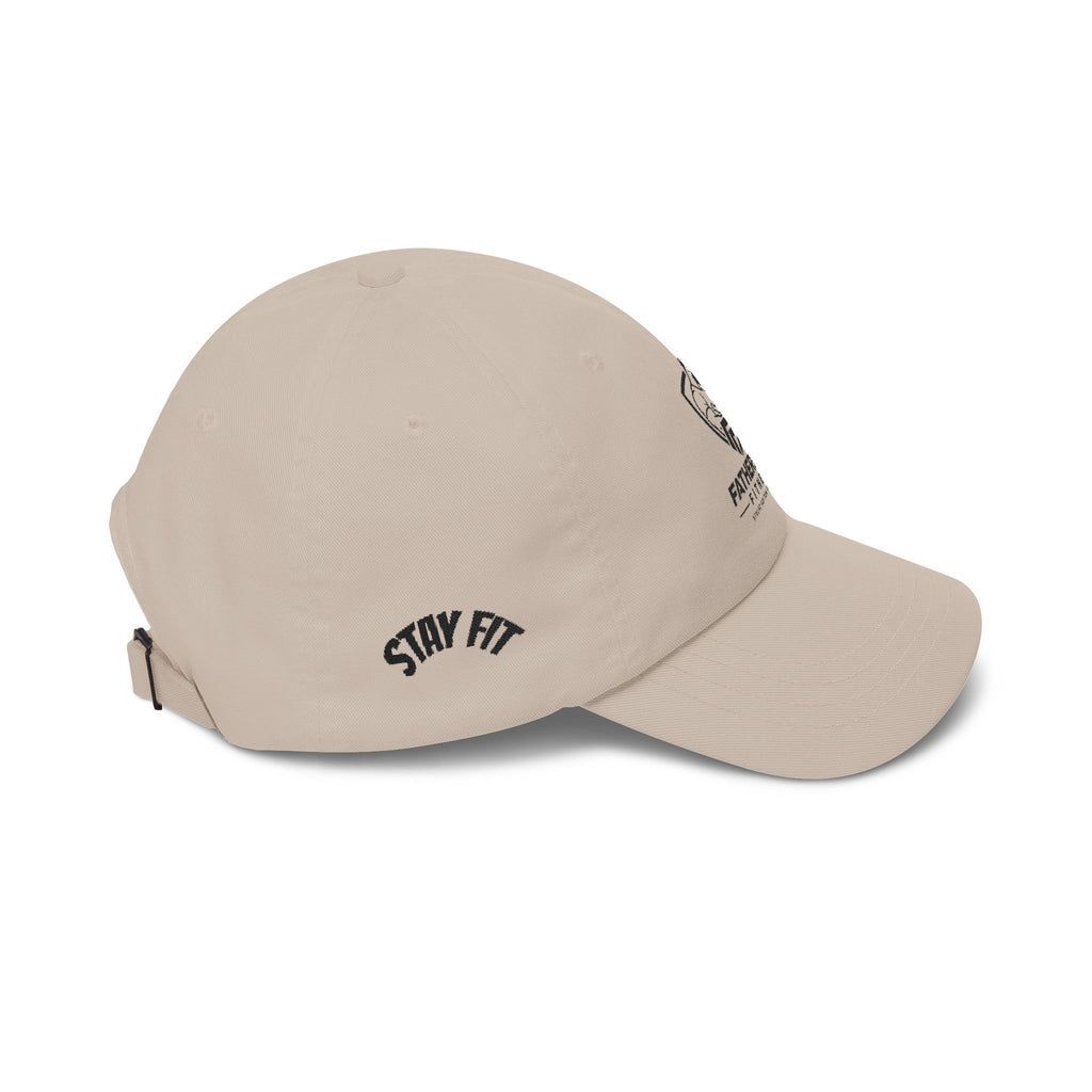 Fatherhood Fitness Dad Cap — Embroidered Strength & Dad Life Baseball Hat
