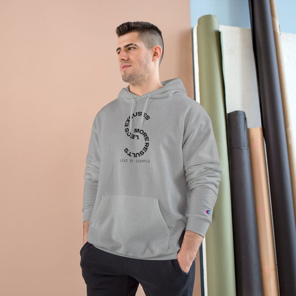 Fatherhood Fitness Champion Hoodie — "Less Excuses, More Results" Motivational Hoodie for Dads