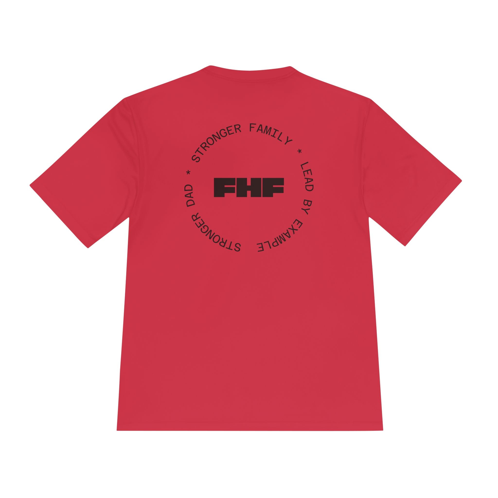 Fatherhood Fitness Tee — Stronger Family Athletic Shirt