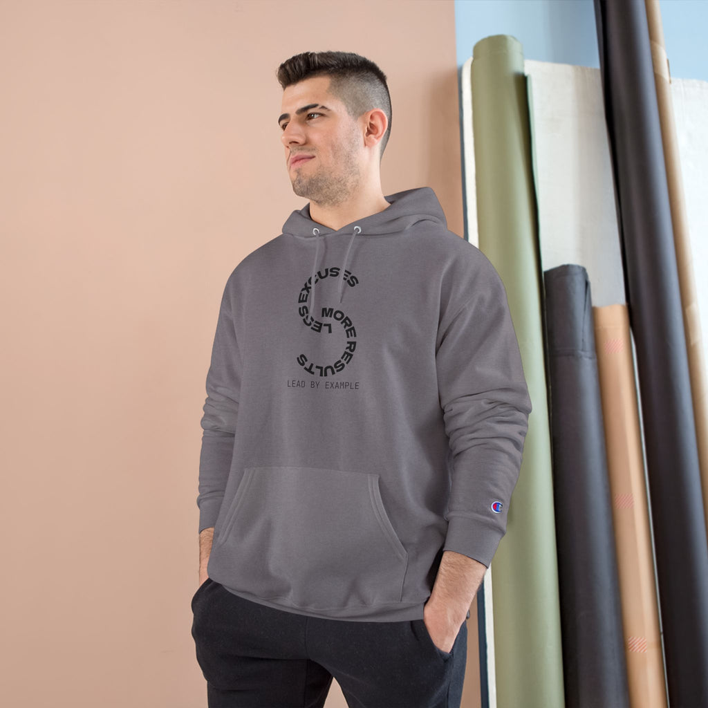 Fatherhood Fitness Champion Hoodie — "Less Excuses, More Results" Motivational Hoodie for Dads